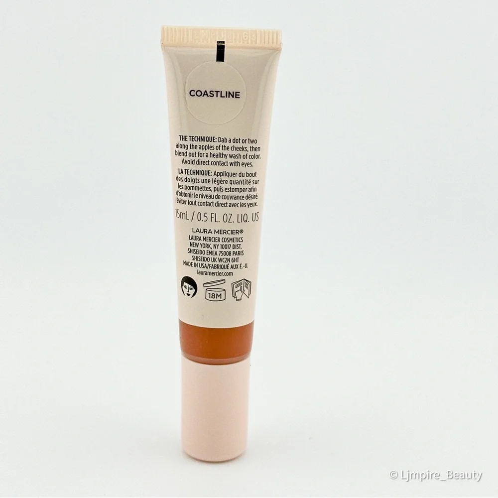 🆕 LAURA MERCIER Tinted Moisturizer Blush in Shade Coastline 15 mL NIB
